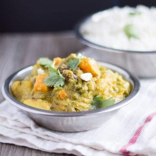 Vegetable Korma (Vegan, Gluten-Free)