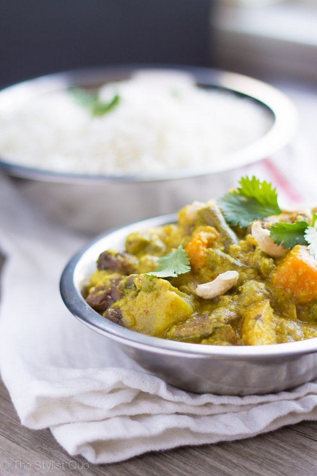 Vegetable Korma (Vegan, Gluten-Free)