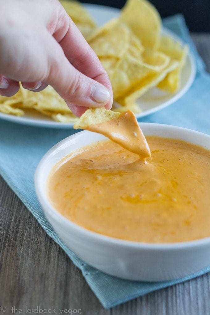 Vegan Nacho Cheese Sauce. An amazing way for vegans to get B vitamins, it'll fool even the most skeptical! So versatile, too.