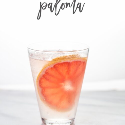 Vanilla Paloma - grapefruit, tequila, Dry Vanilla Soda. Perfectly refreshing and simple with a sweet twist // 40 Aprons