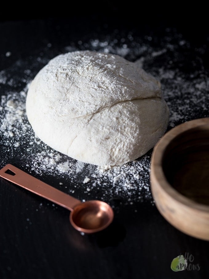 Perfect Food Processor Pizza Dough. Not only is this pizza dough just perfect in taste and texture, it's so quick and easy. // 40 Aprons