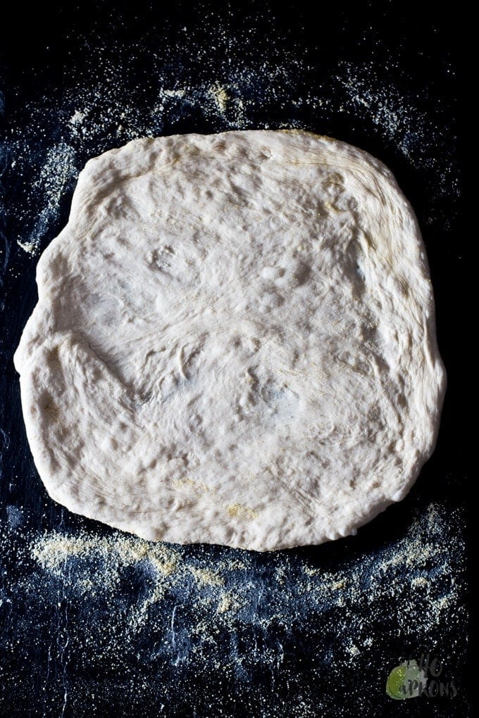 Perfect Food Processor Pizza Dough. Not only is this pizza dough just perfect in taste and texture, it's so quick and easy. // 40 Aprons