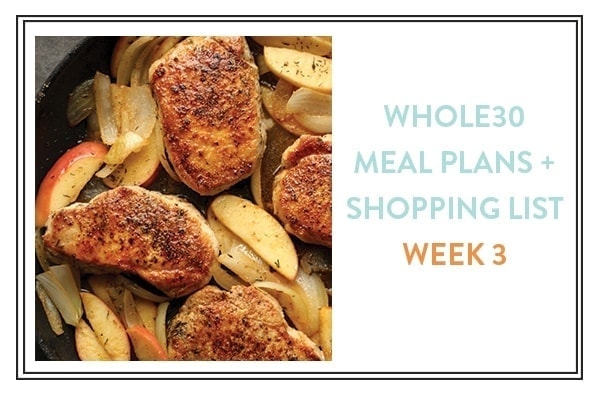 Whole30 Meal Plans and Shopping List (Printable): Week 3