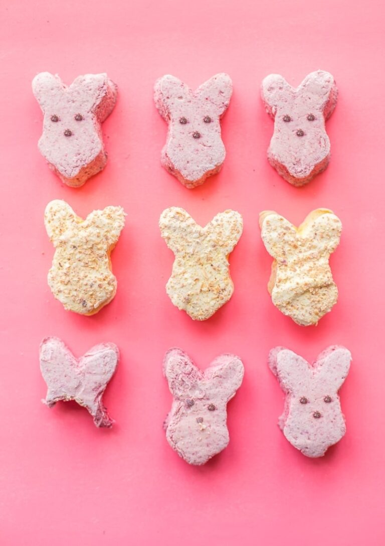 Paleo Peeps (Paleo Marshmallows): Raspberry + Toasted Coconut Lemon