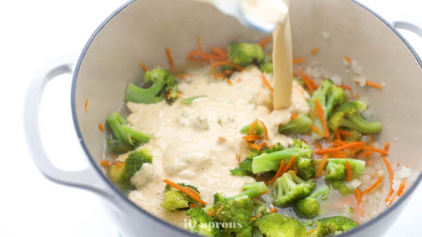 Stir in cashew mixture