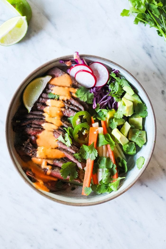 Whole30 banh mi bowls