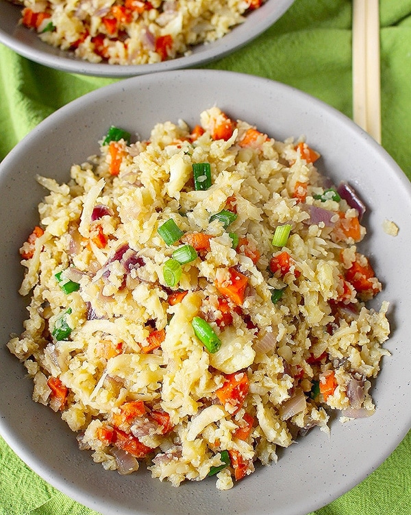 Whole30 cauliflower fried rice