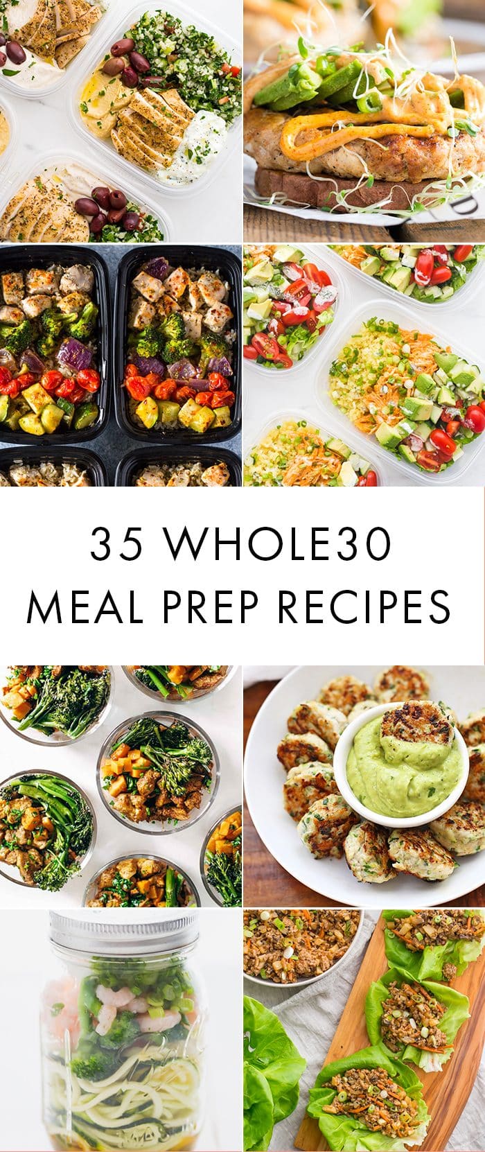 Roundup of Whole30 meal prep recipes