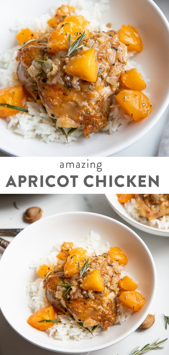 Amazing apricot chicken text