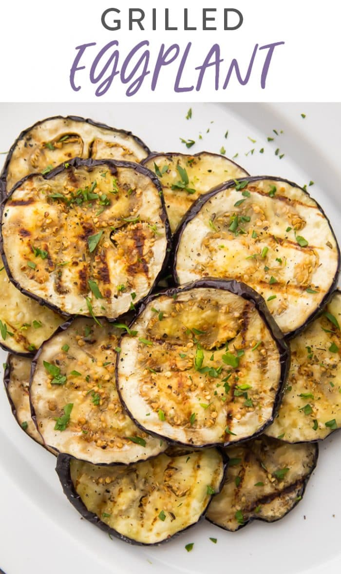 Grilled eggplant