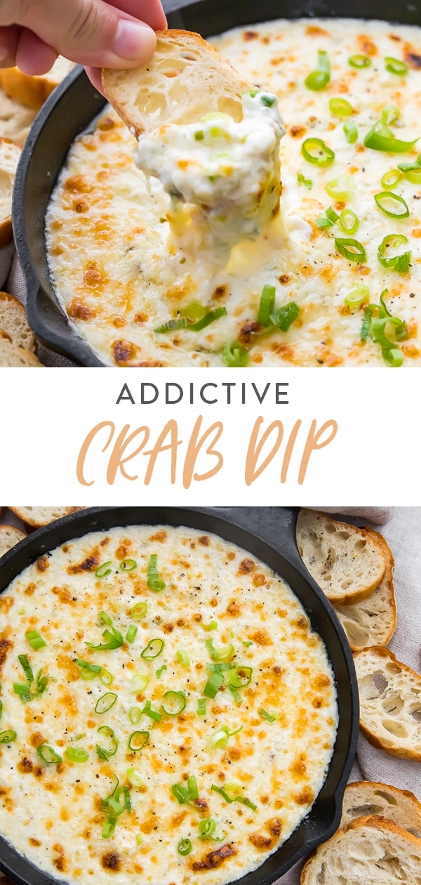 Crab Dip Pinterest graphic