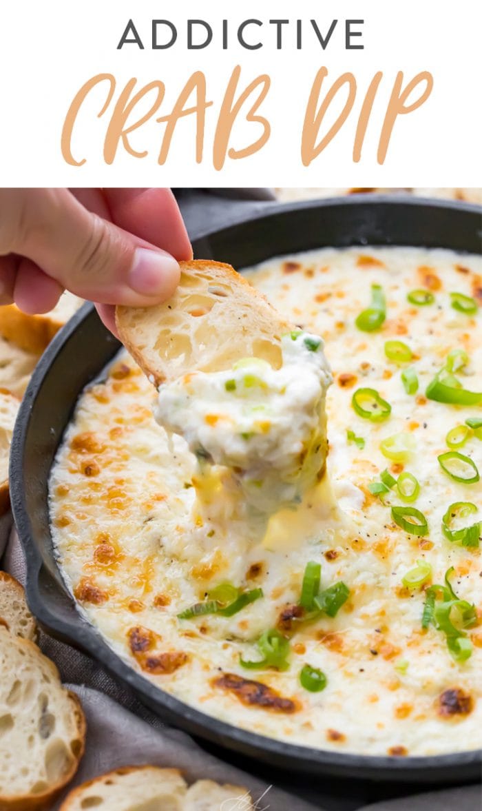 Crab Dip Pinterest graphic