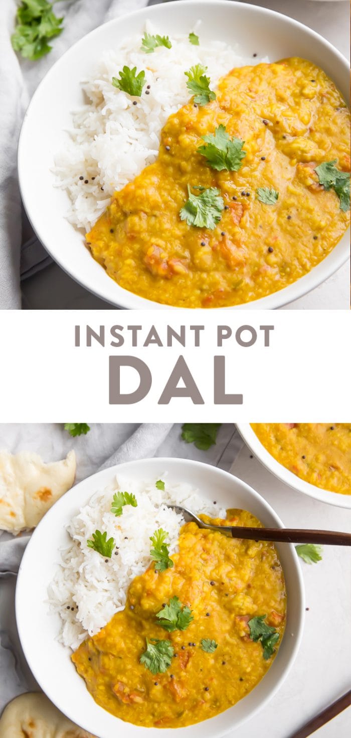 Instant Pot Dal Pinterest graphic