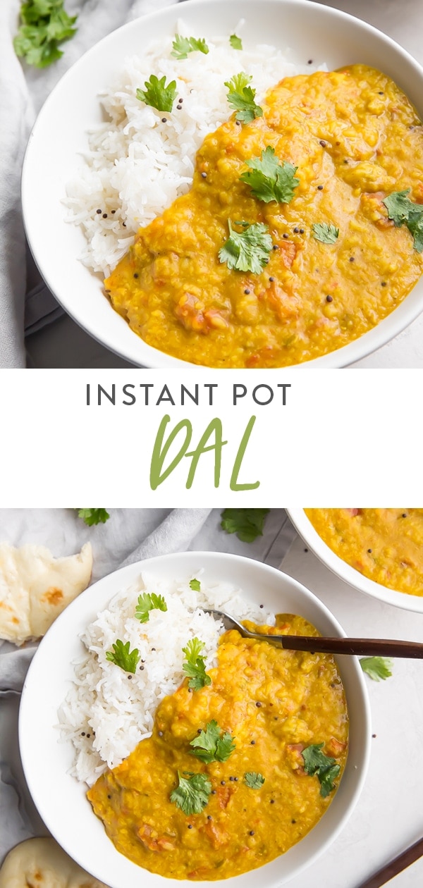 Instant Pot Dal Pinterest graphic