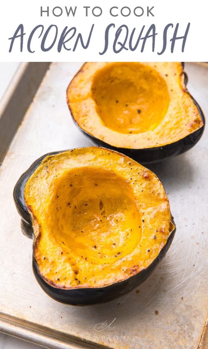 How to Cook Acorn Squash Pinterest image