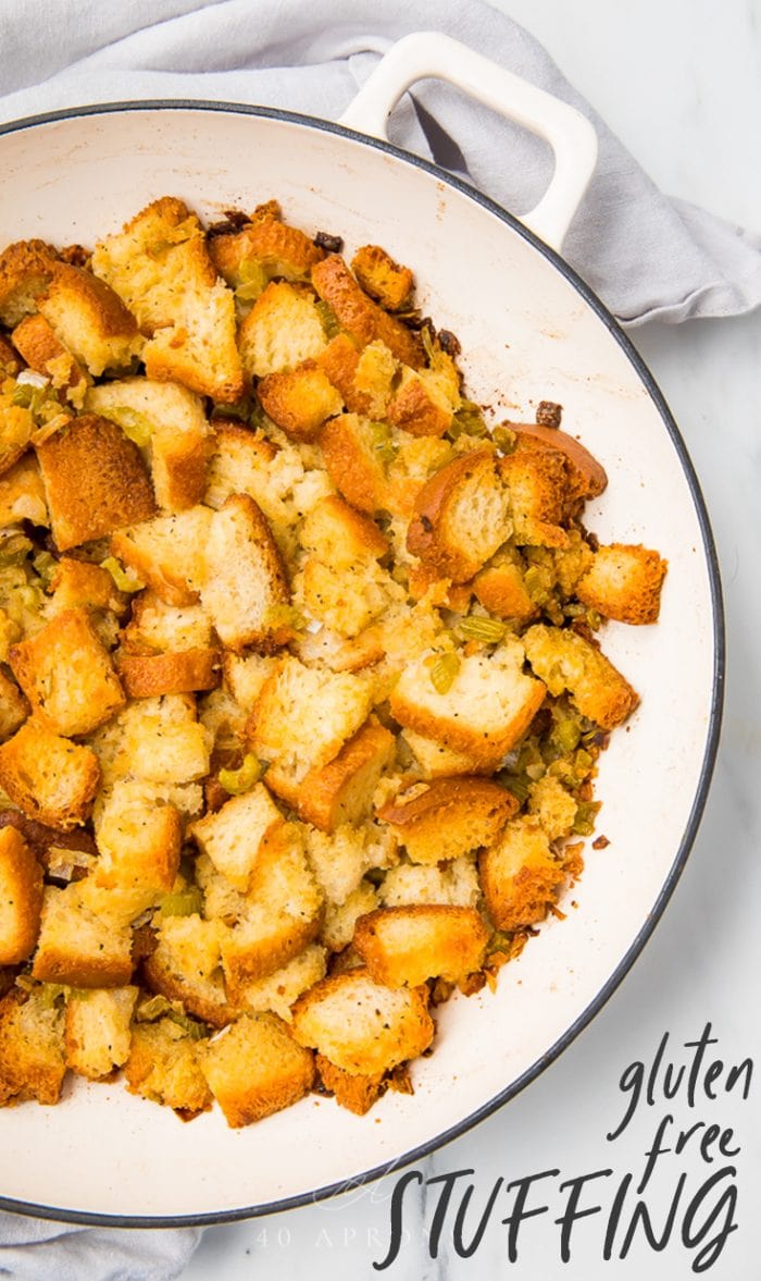 Gluten Free Stuffing Pinterest graphic