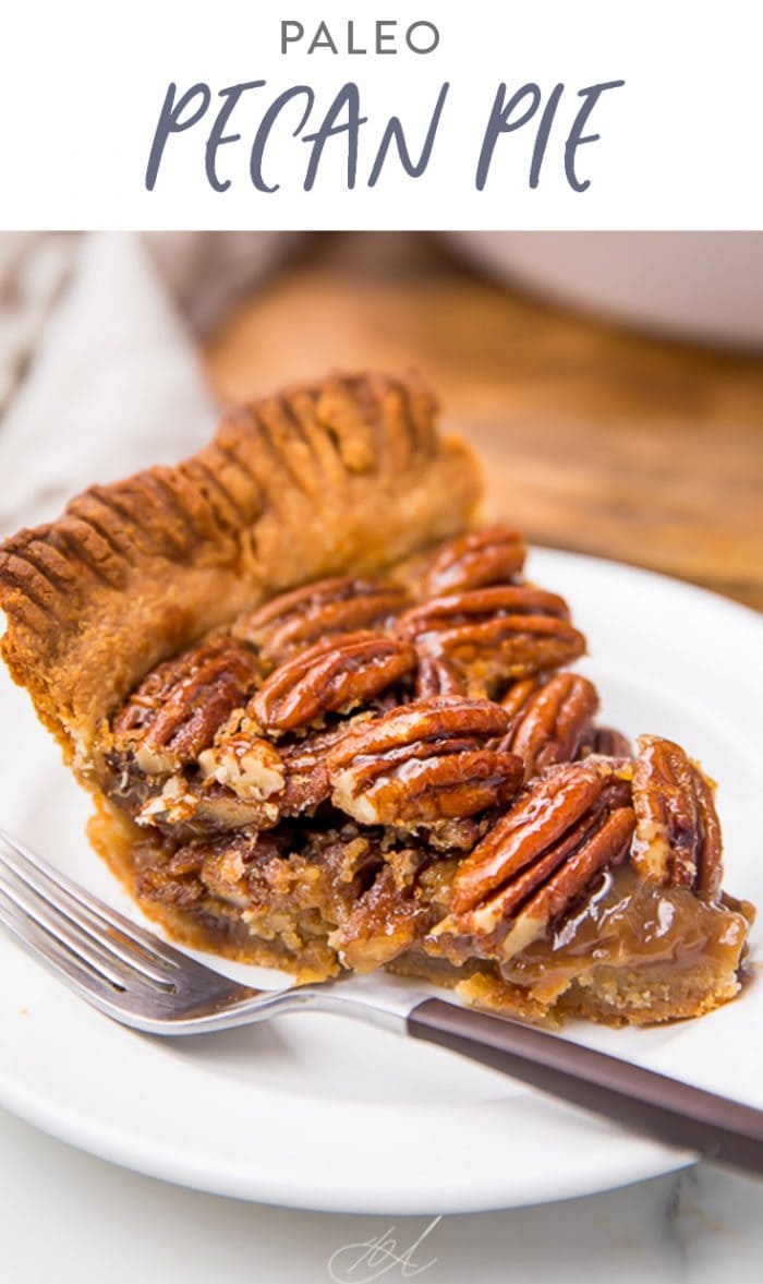 Paleo Pecan Pie Pinterest graphic