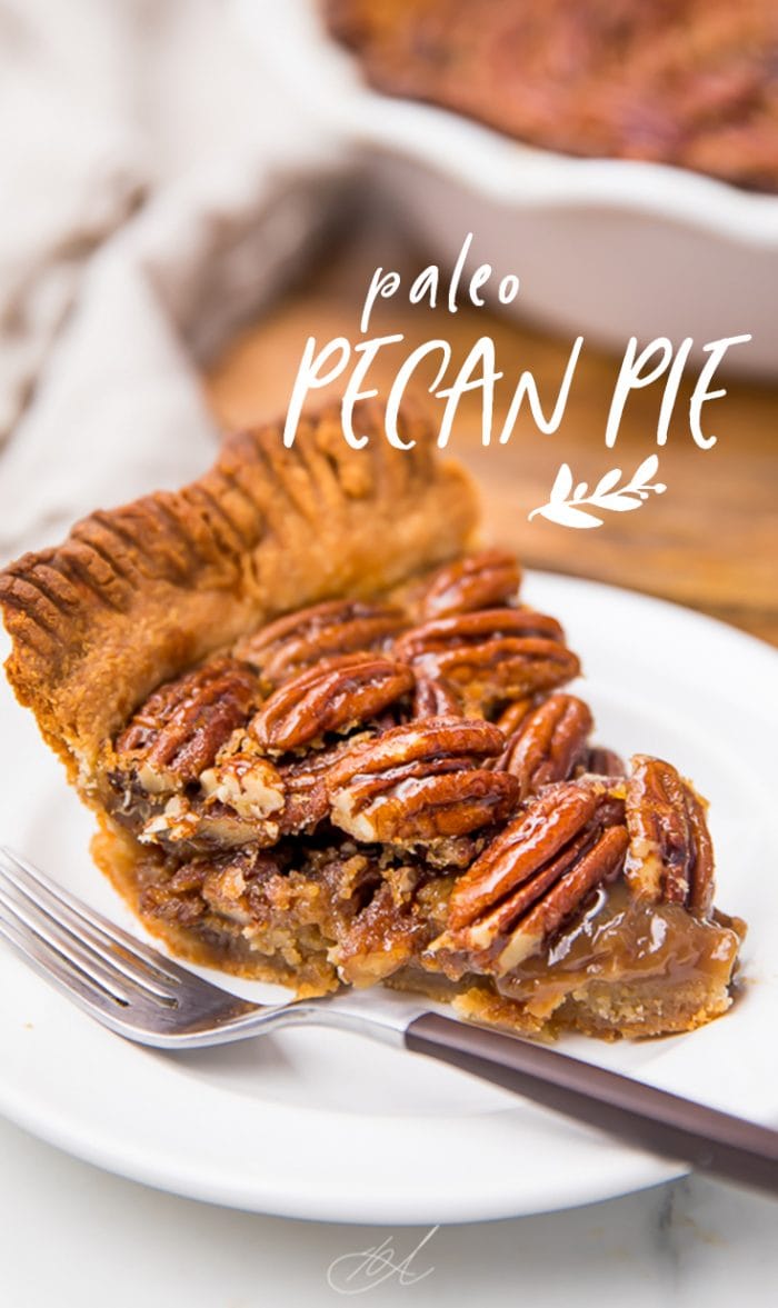 Paleo Pecan Pie Pinterest graphic