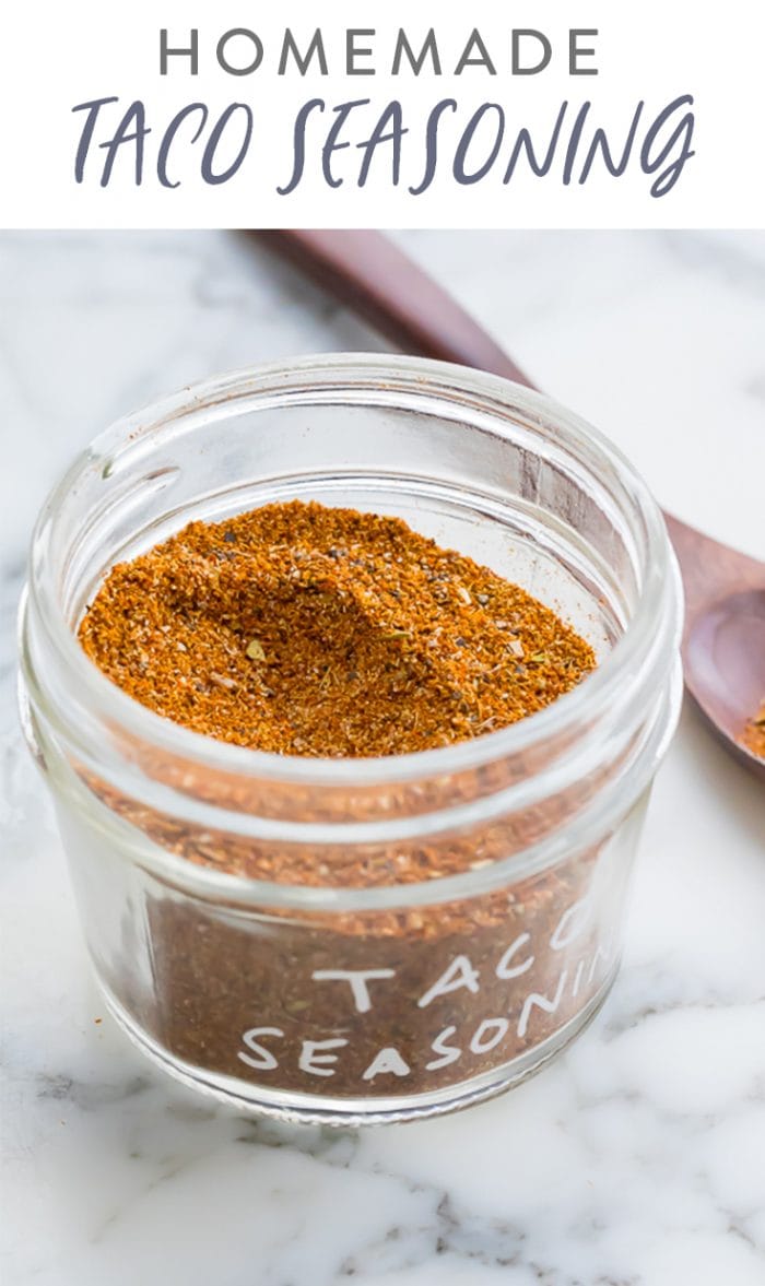 Taco Seasoning Recipe Pinterest graphic