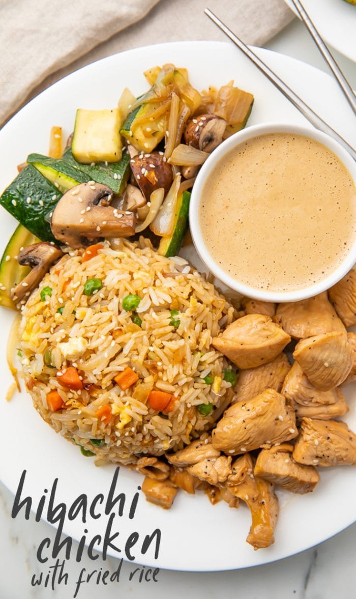 Hibachi Chicken and Fried Rice Pinterest