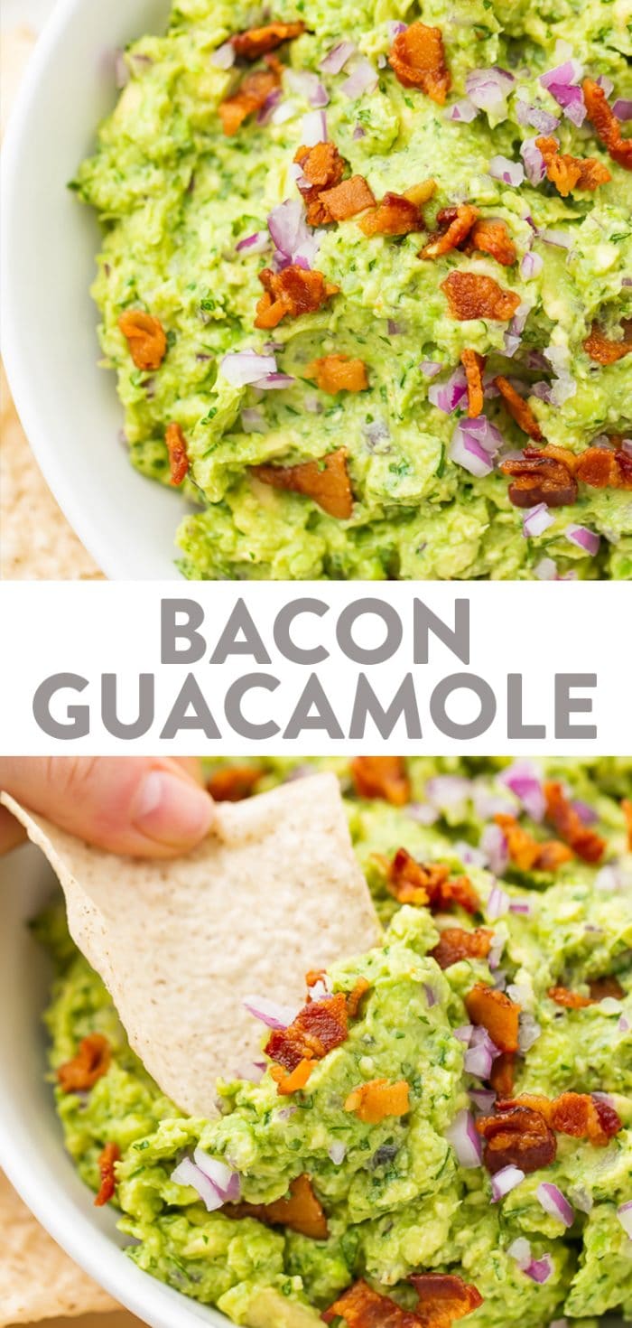 Bacon Guacamole Pinterest graphic