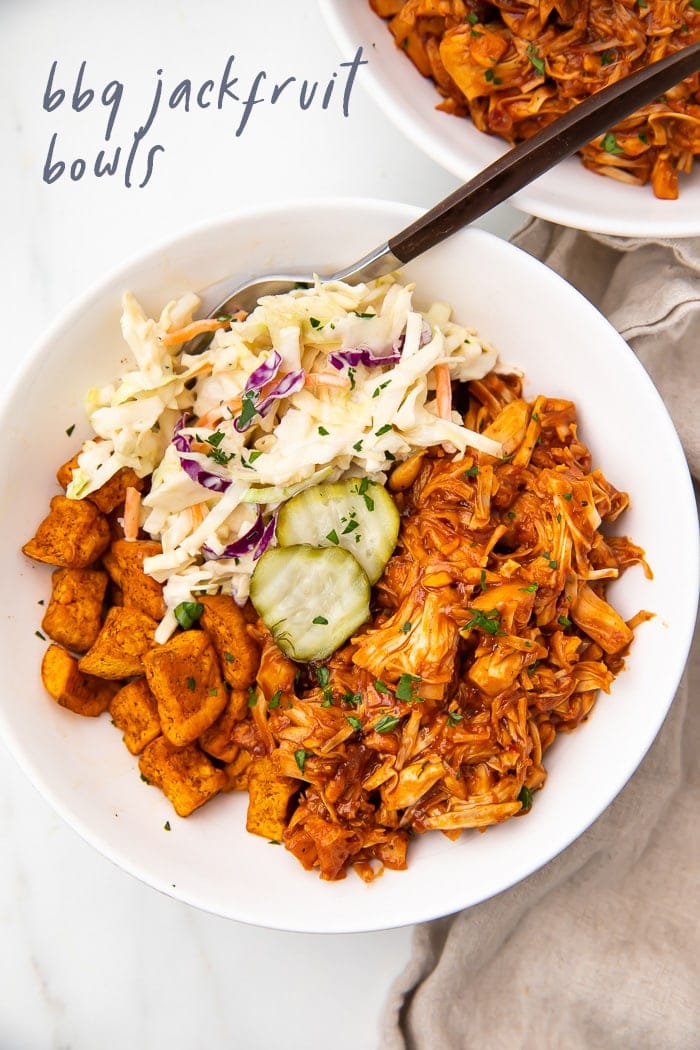 BBQ jackfruit bowl