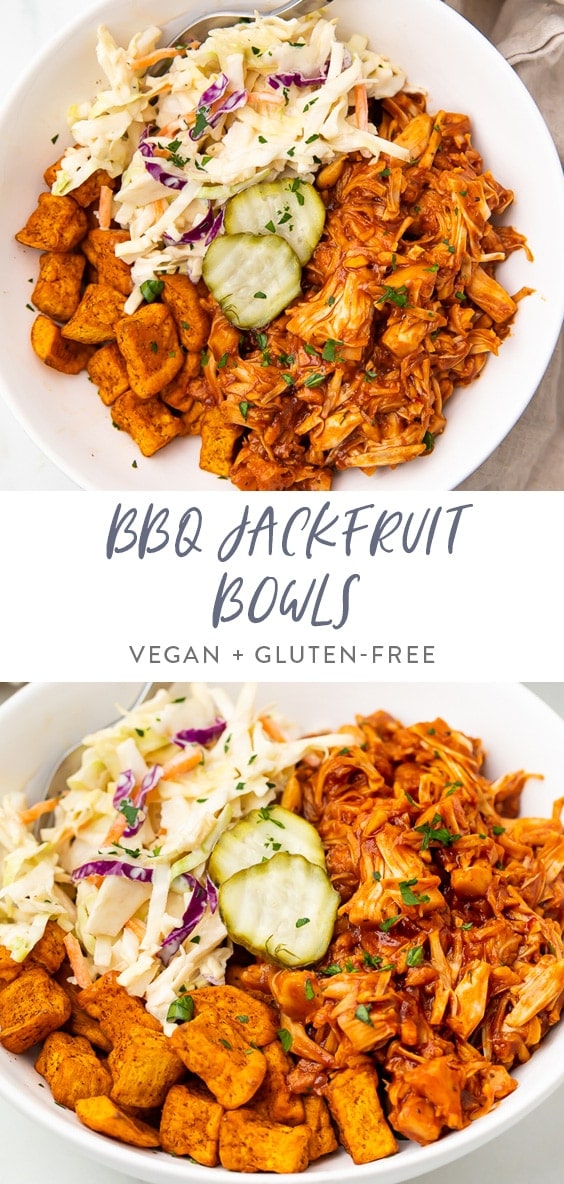 BBQ jackfruit bowls