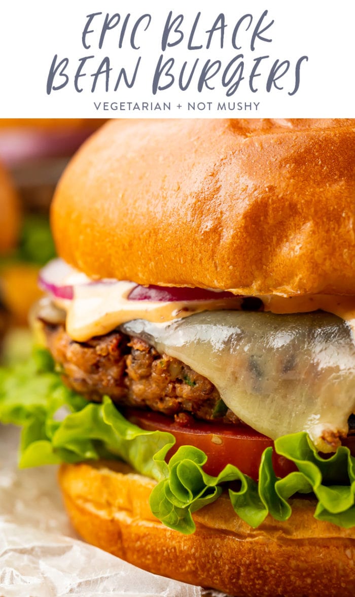 Epic black bean burgers