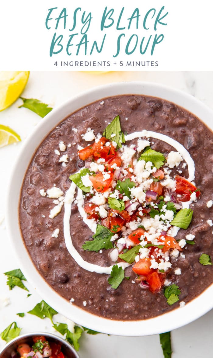 Black bean soup