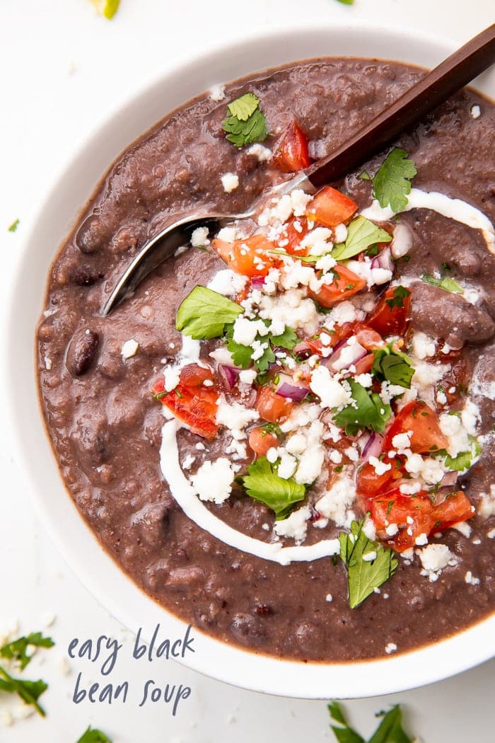 Black bean soup