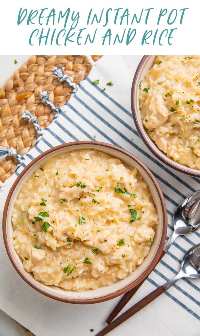 Instant pot chicken and rice