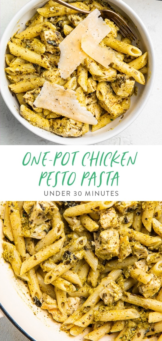 Chicken pesto pasta