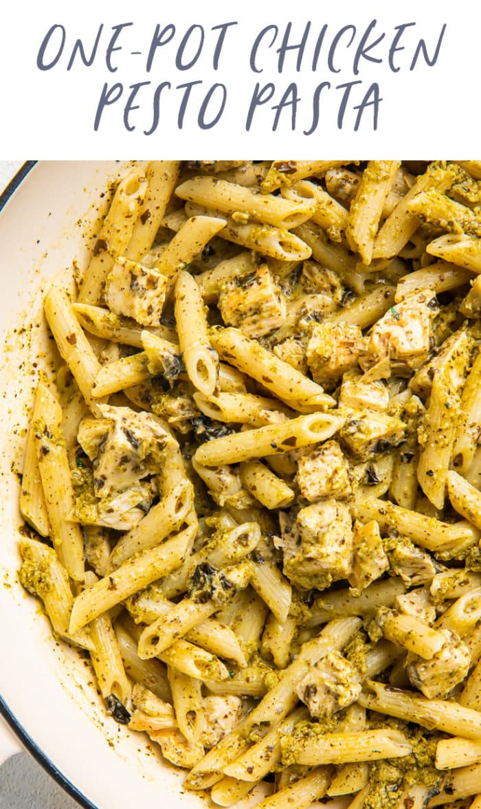 Chicken pesto pasta