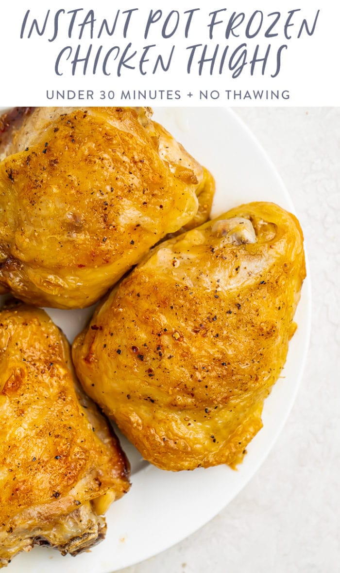 Instant Pot frozen chicken thighs