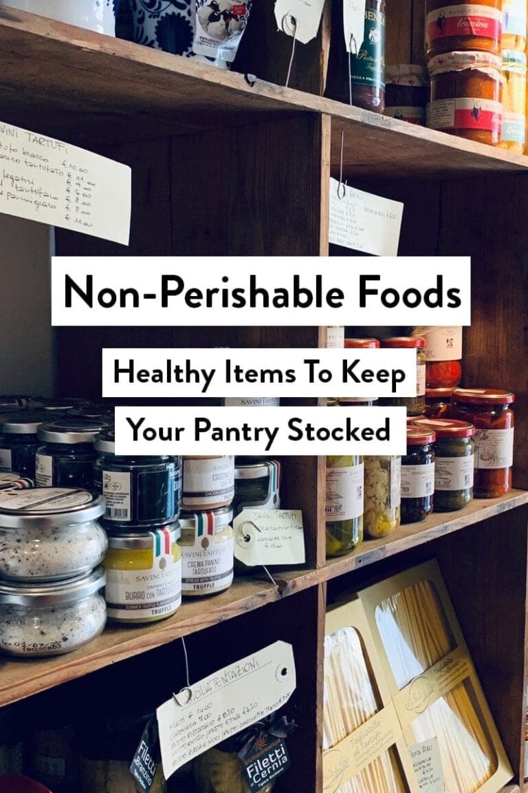 Non-perishable foods