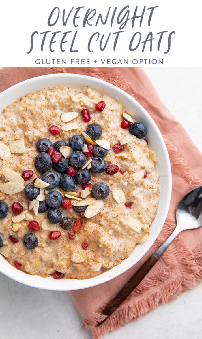 Overnight steel cut oats