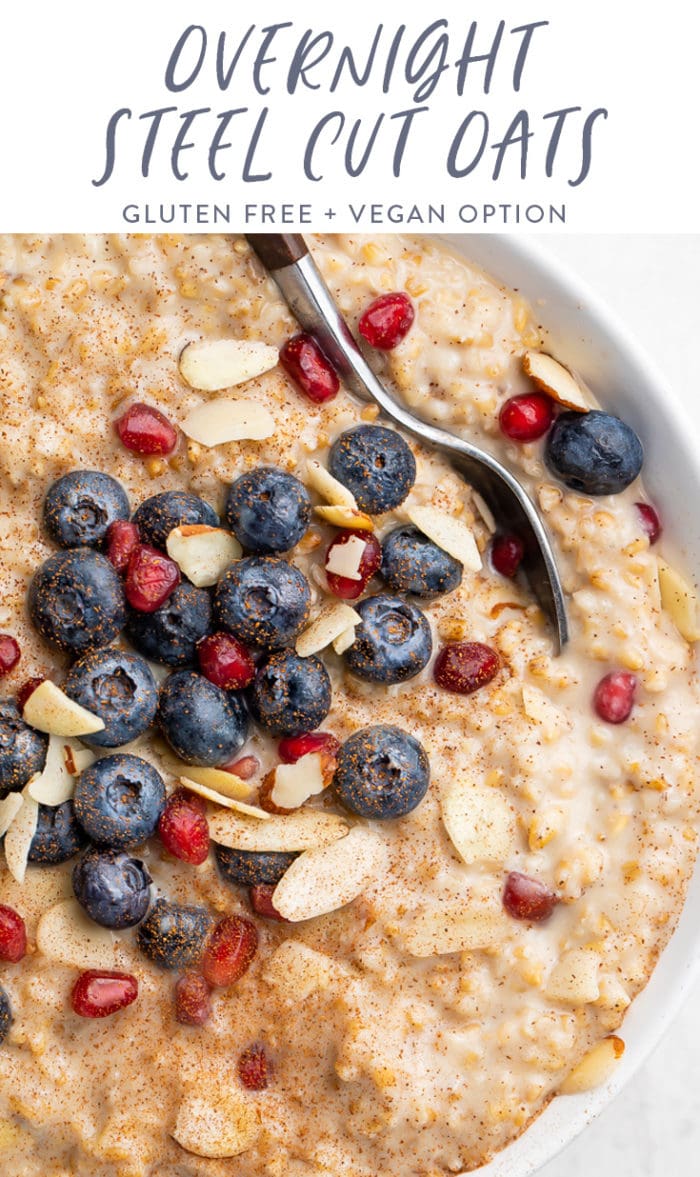 Overnight steel cut oats