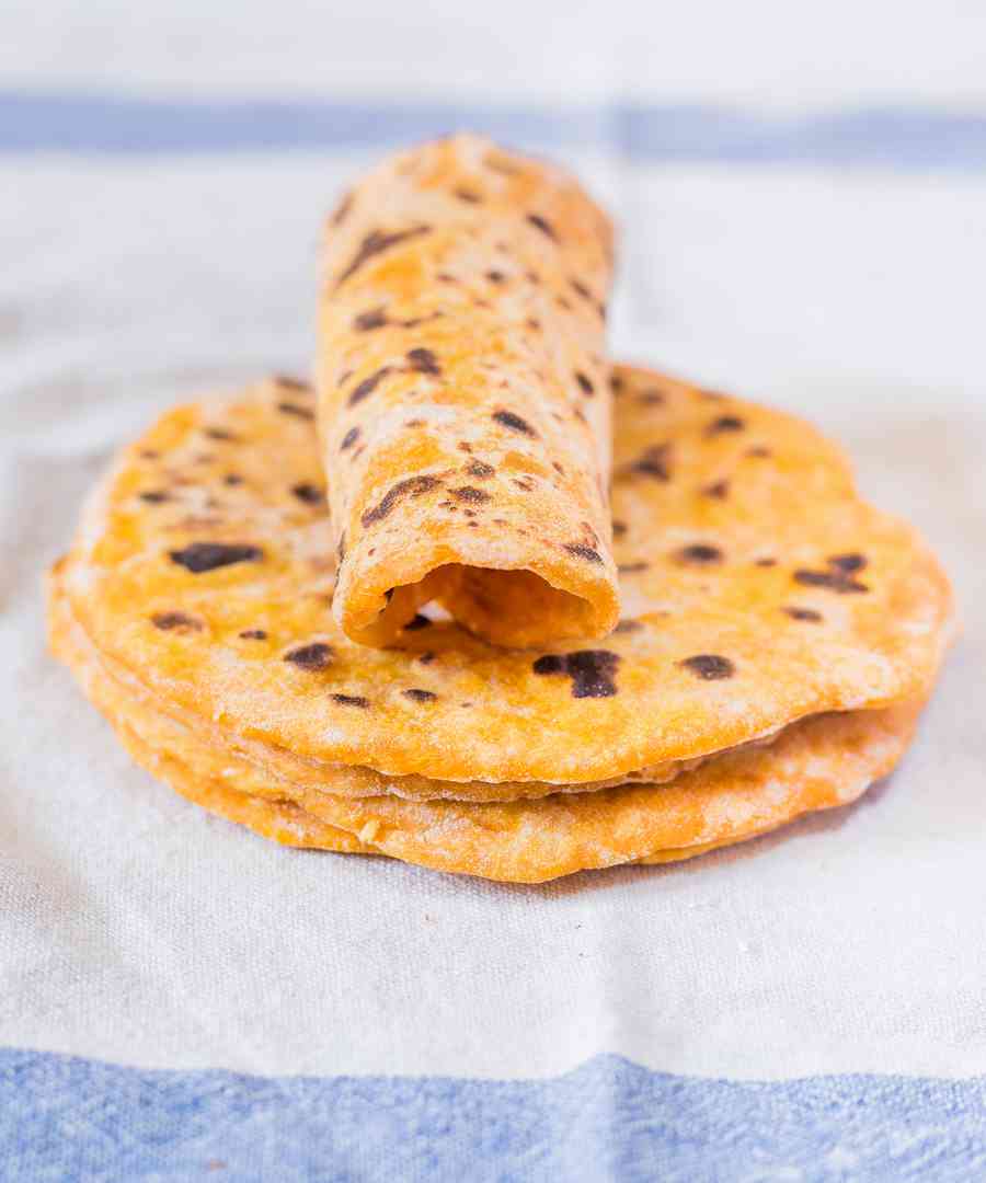 Vegan sweet potato tortillas