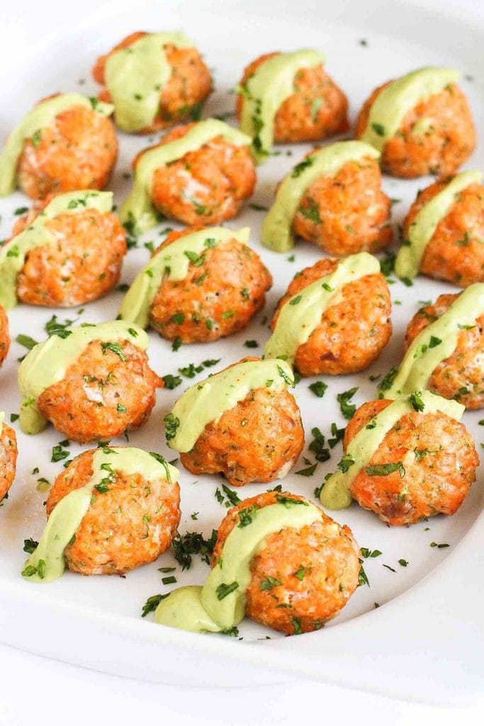 Salmon meatballs