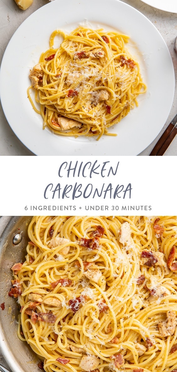 Chicken carbonara