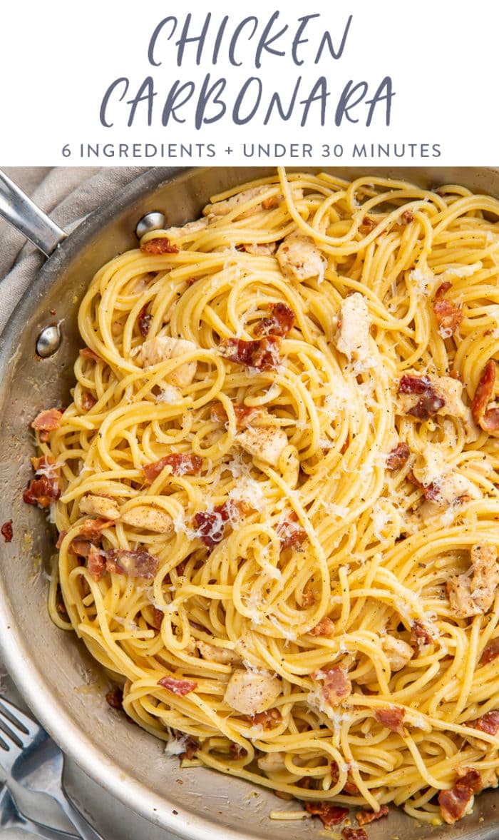 Chicken carbonara