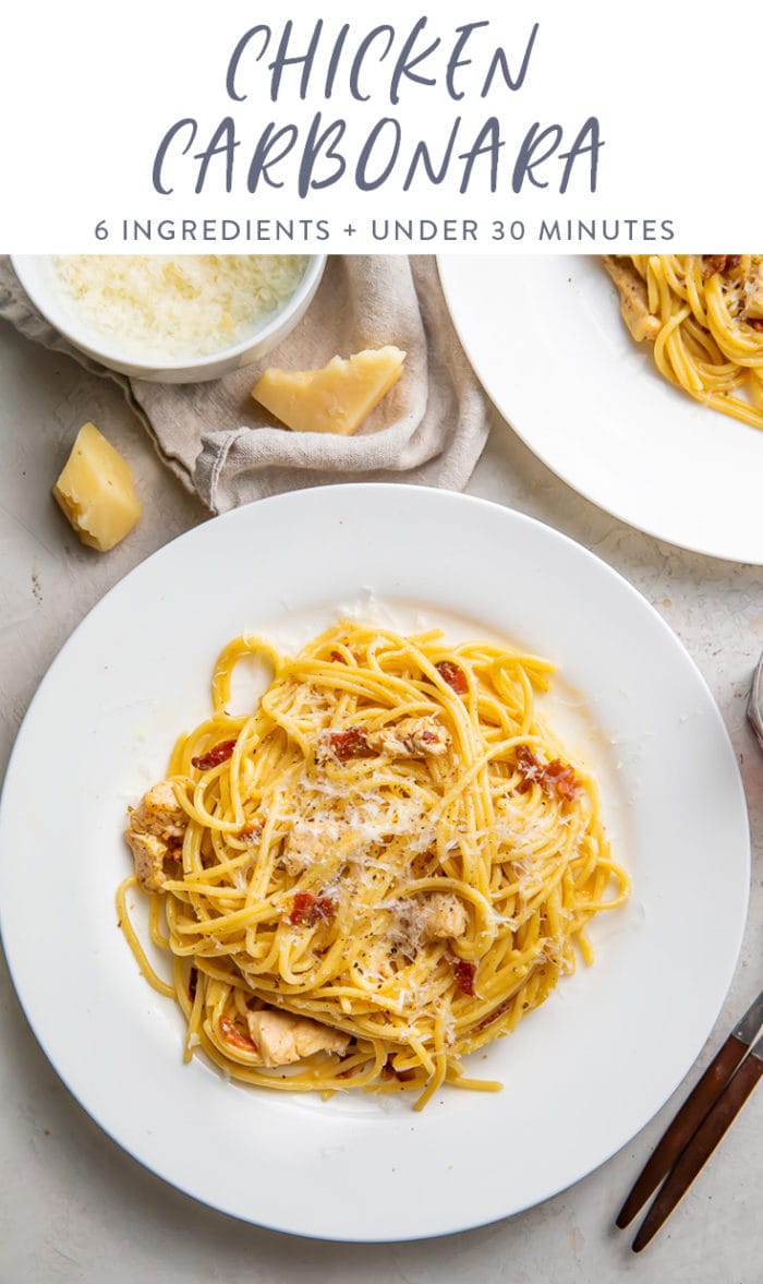 Chicken carbonara