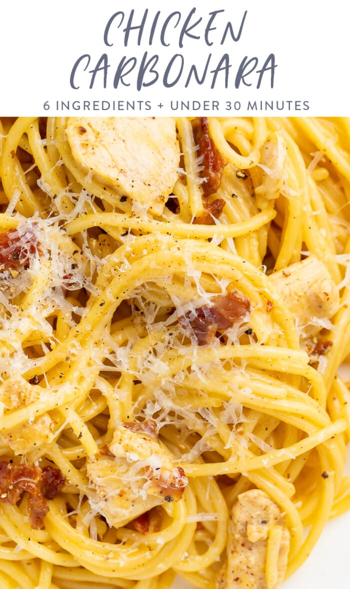 Chicken carbonara