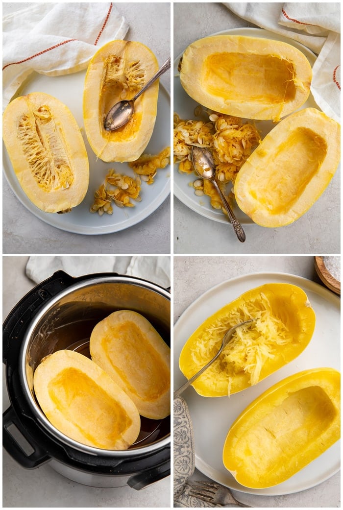 Instructions for Instant Pot spaghetti squash