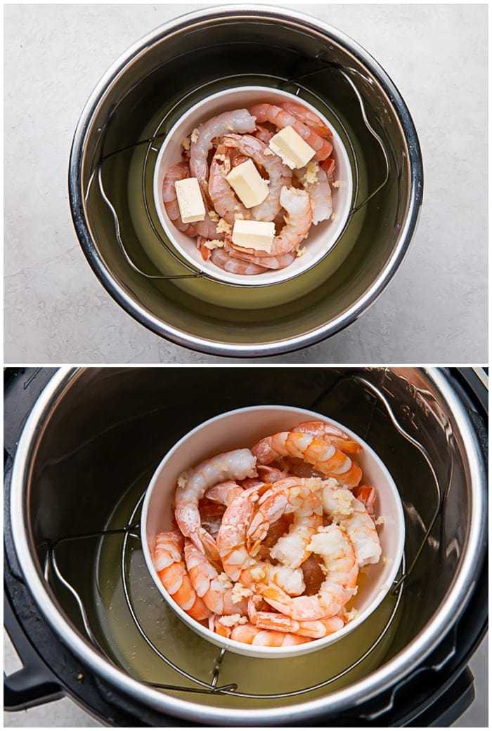 Instructions for Instant Pot shrimp