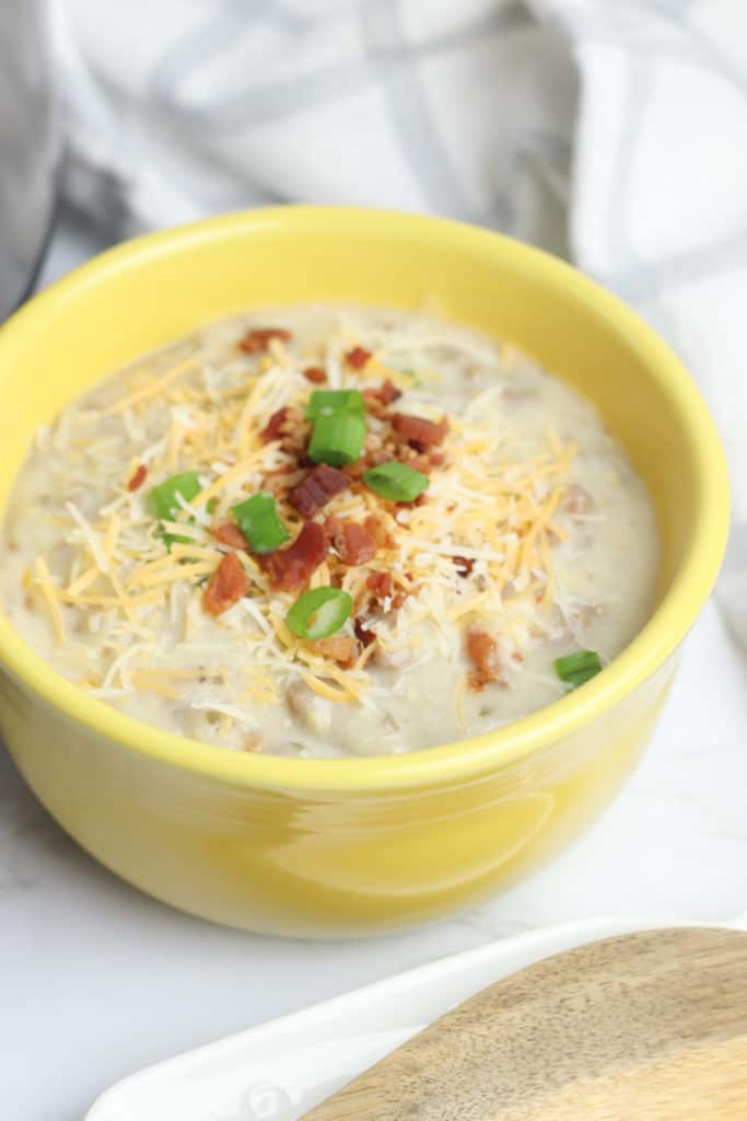 Cheeseburger soup