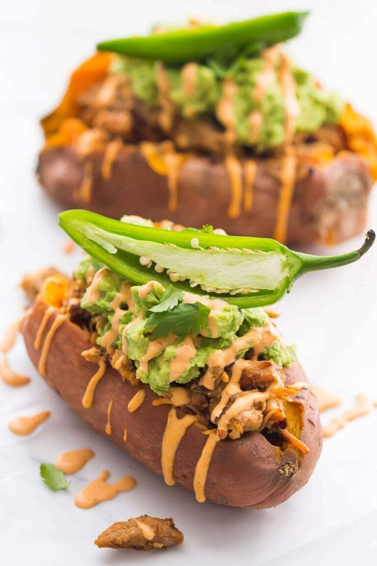 Carnitas Stuffed Sweet Potatoes