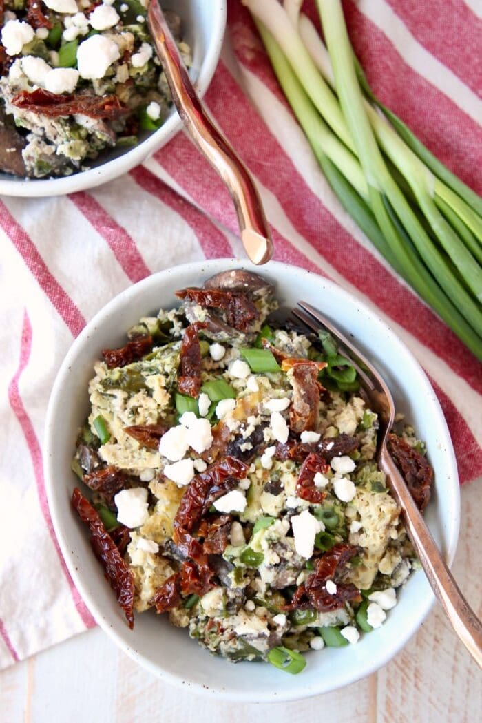 Vegetarian crockpot breakfast casserole