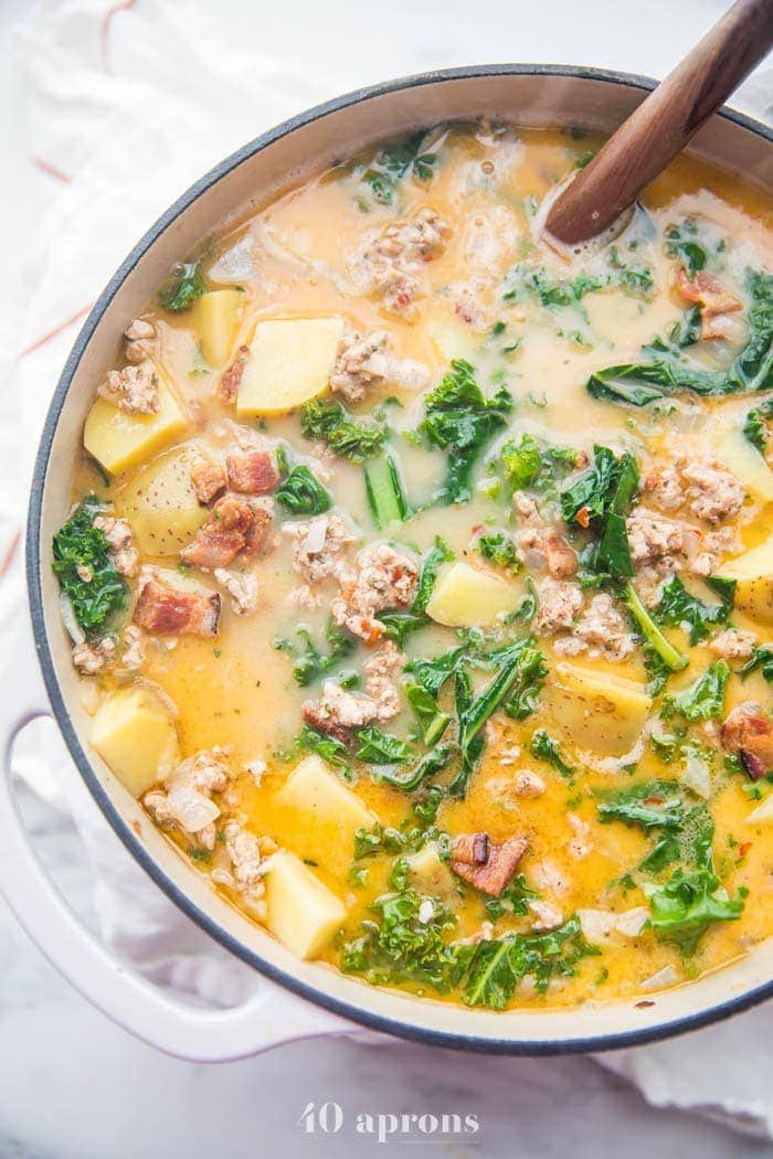 40 aprons paleo zuppa toscana