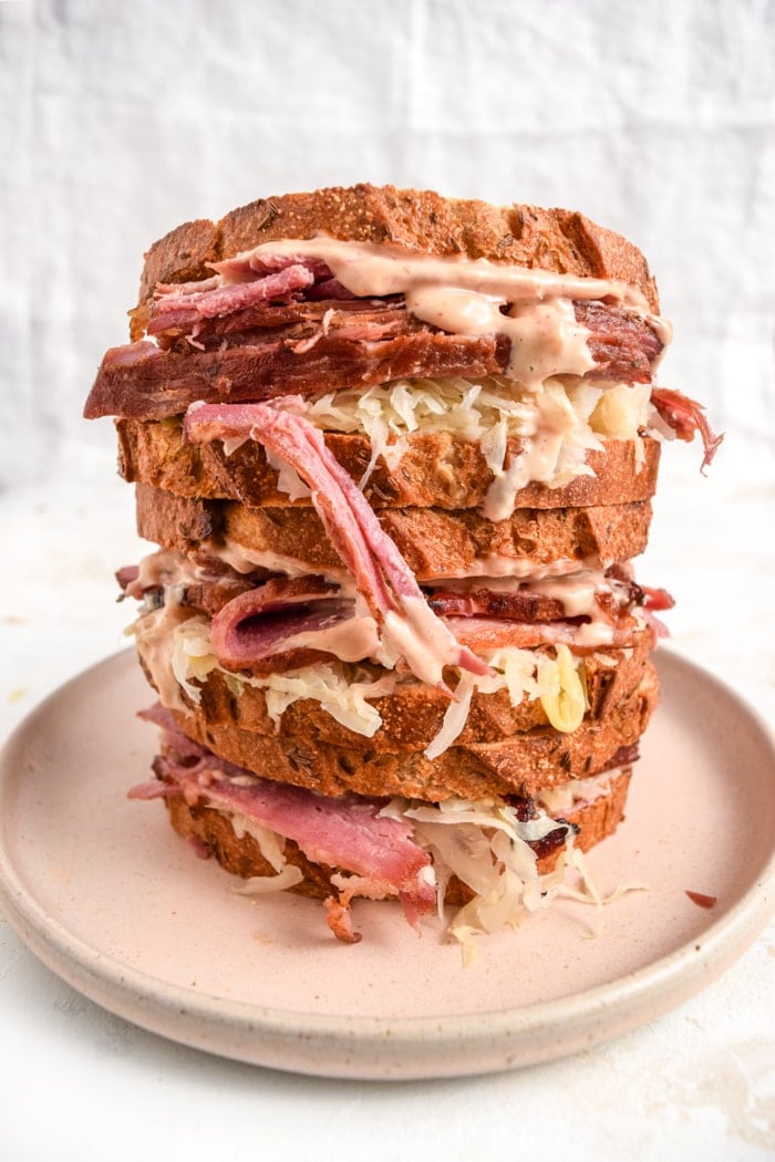 Corned Beef Sandwich Stack